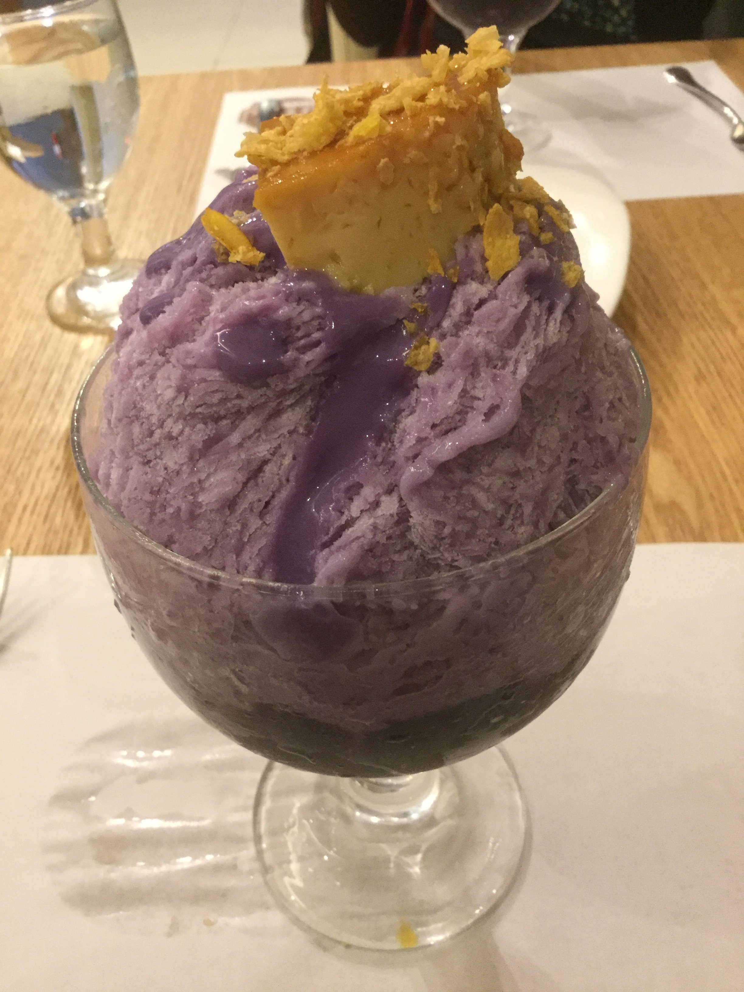 本場のハロハロ(ちょっと高級)はやはり美味しい｜cafe77nana