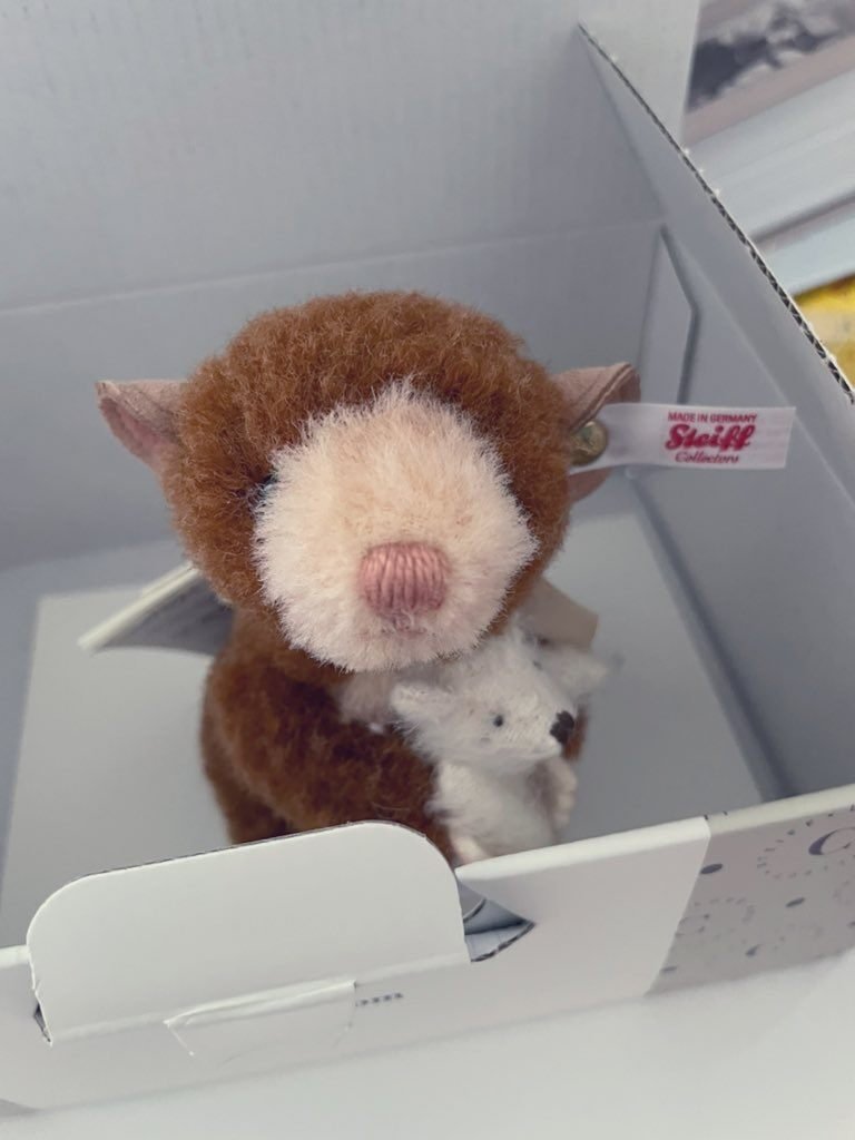 シュタイフ 世界限定1500体 パウルマウスとペッツィテディベア