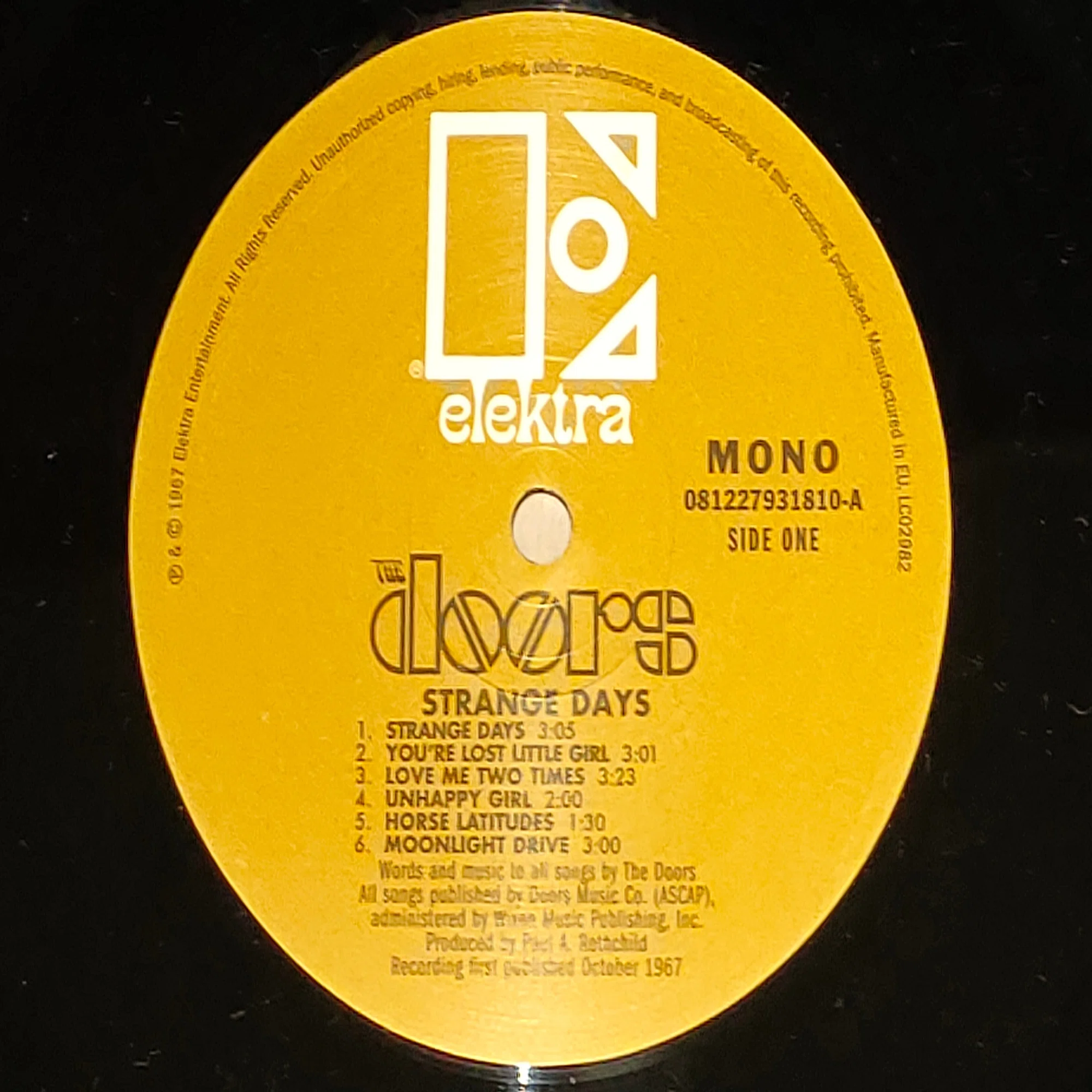 Strange Days】(1967) The Doors 非現実へと誘う幻の世界｜よっしー