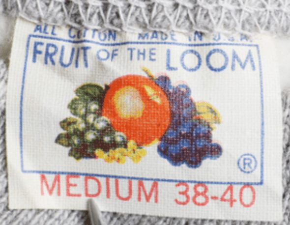 Apple カラフルロゴ フルーツタグ90's Apple カラフルロゴ フルーツタグ90's