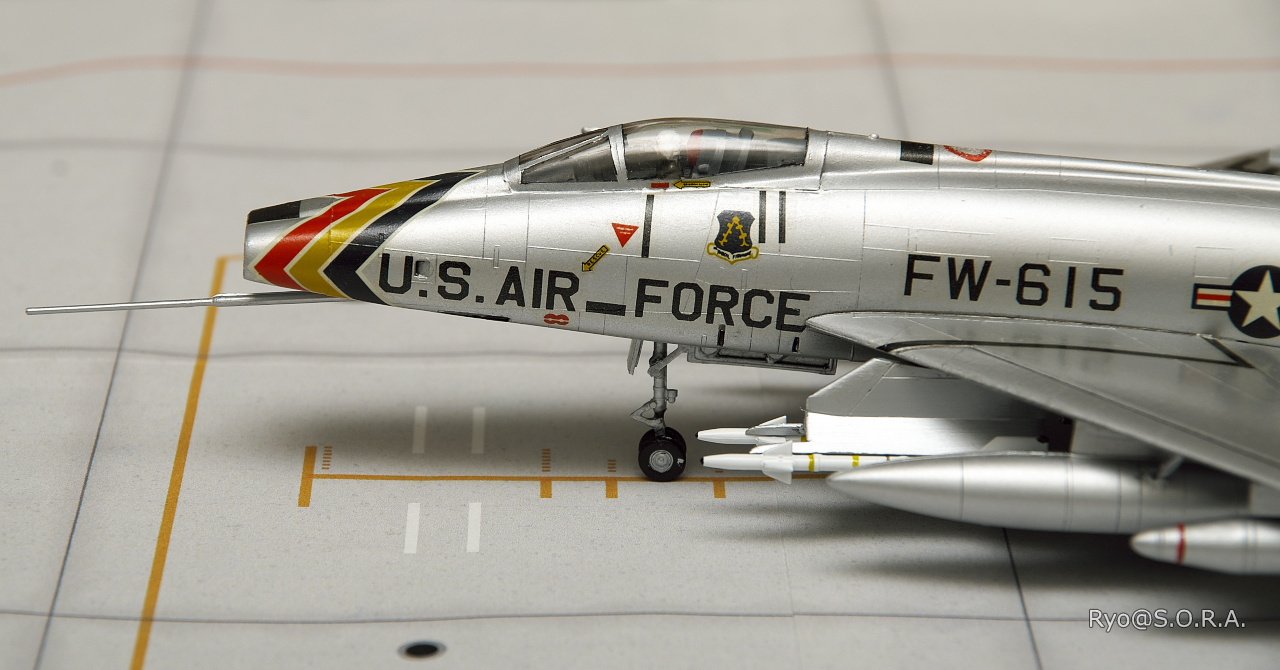 プラモデル製作記 ハセガワ 1/72 F-100D スーパーセイバー |Ryo プラモデル製作記 ハセガワ 1/72 F-100D スーパーセイバー |Ryo
