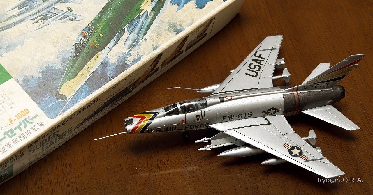 プラモデル製作記 ハセガワ 1/72 F-100D スーパーセイバー |Ryo プラモデル製作記 ハセガワ 1/72 F-100D スーパーセイバー |Ryo