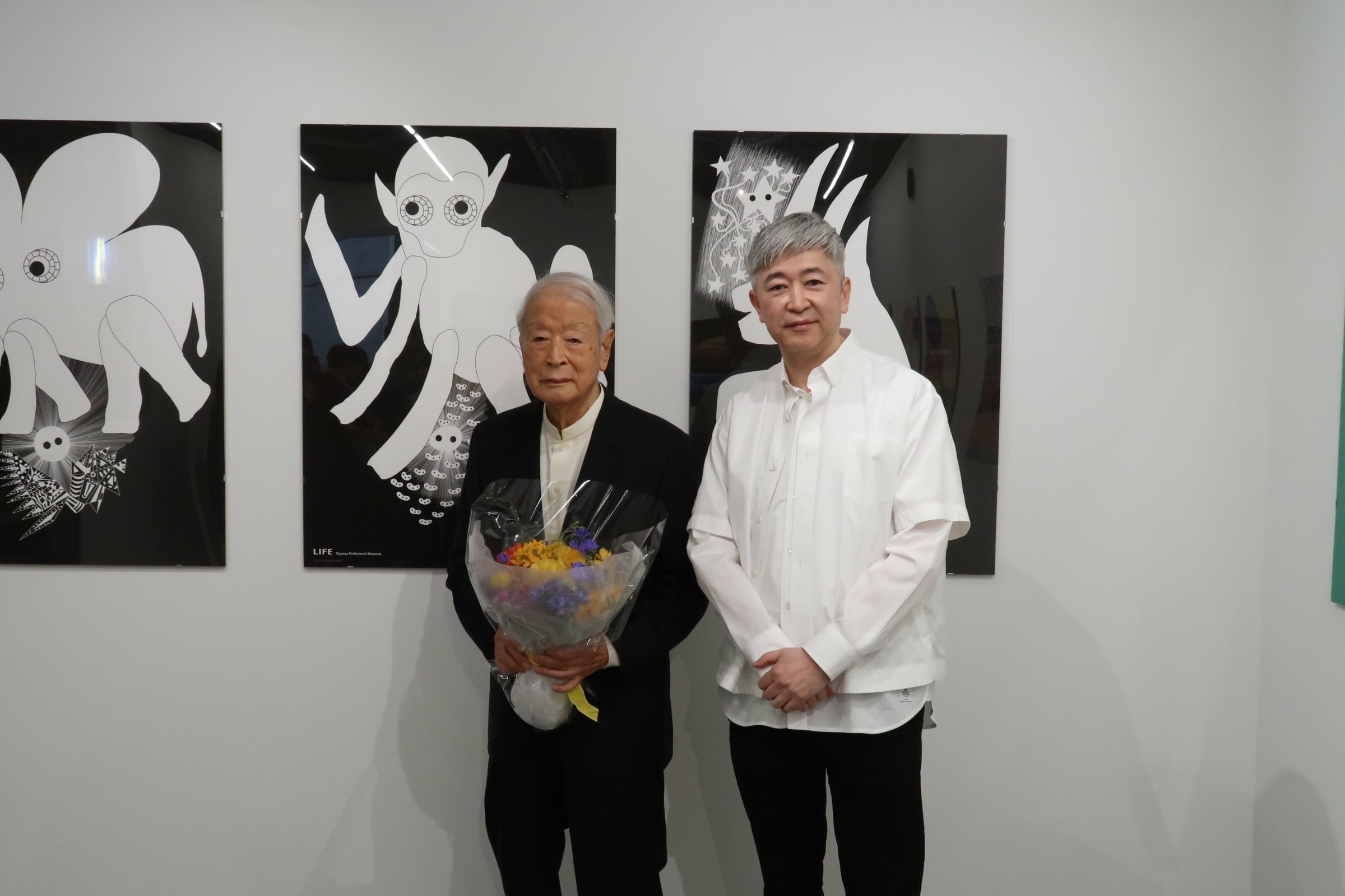 永井一正と永井一史の二人展『LIFEとlife』｜Mina Terada / 元KIGI