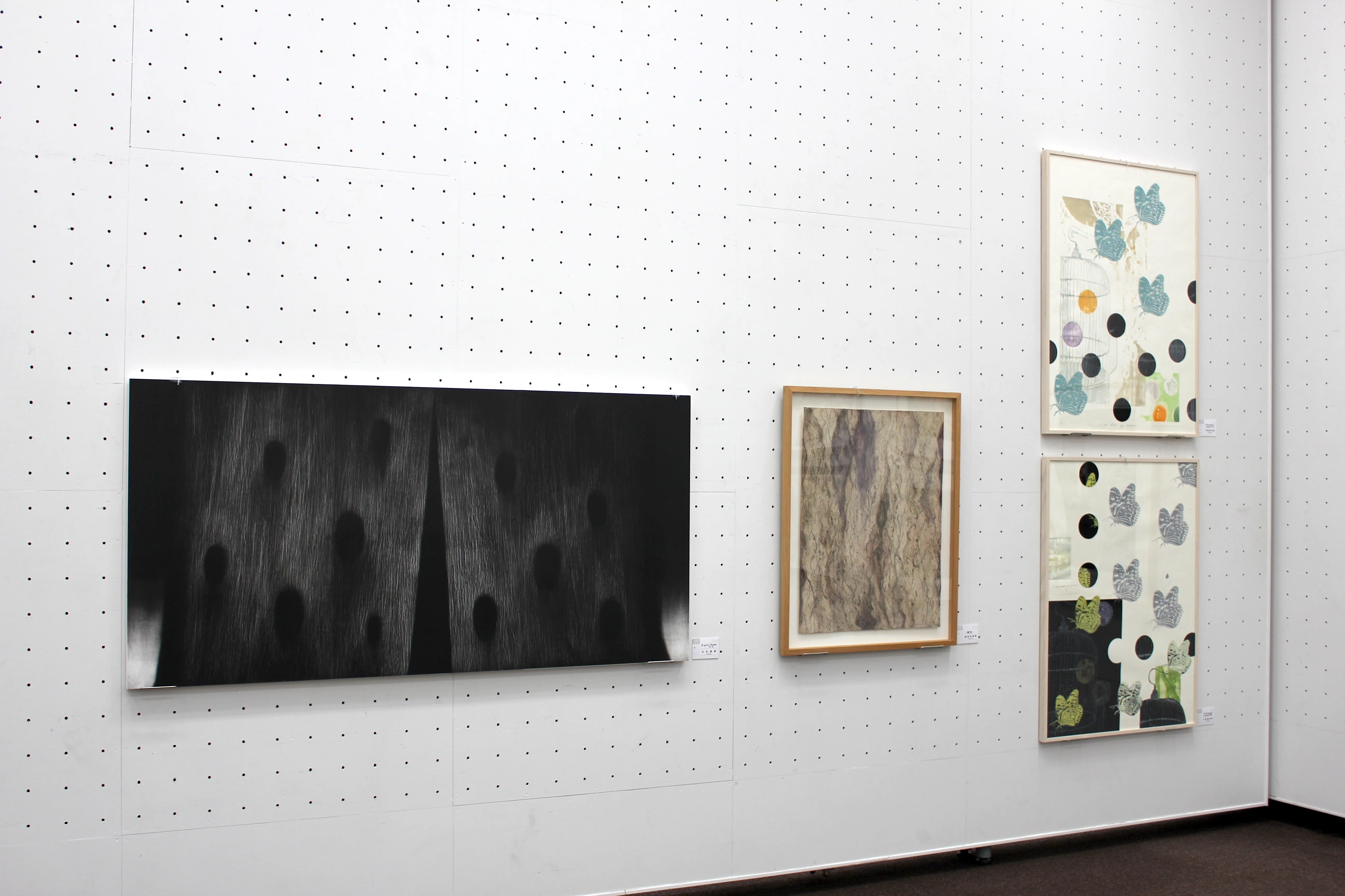 上野・東京都美術館で開催されてきた「日本版画協会版画展」の会場の