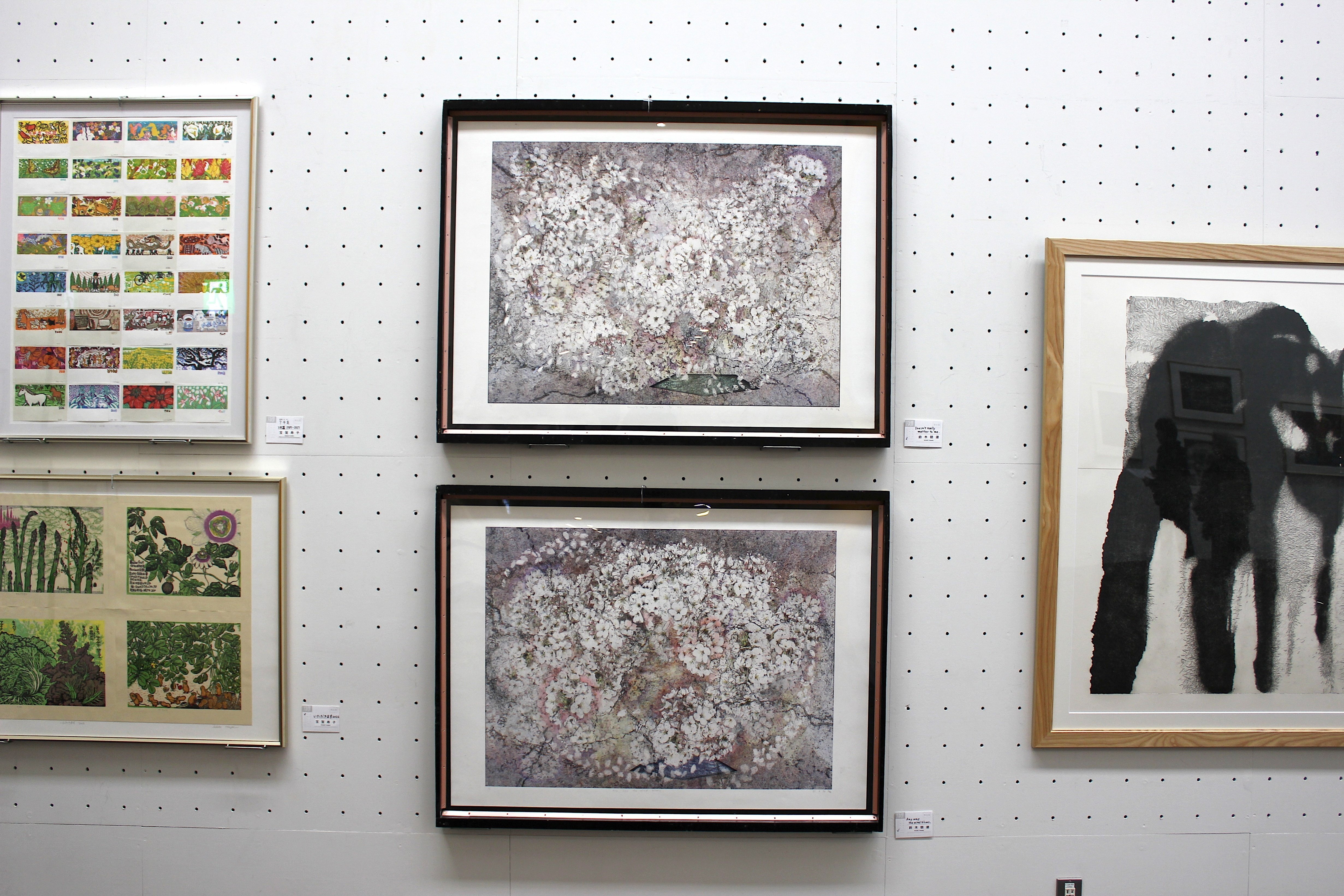 上野・東京都美術館で開催されてきた「日本版画協会版画展」の会場の