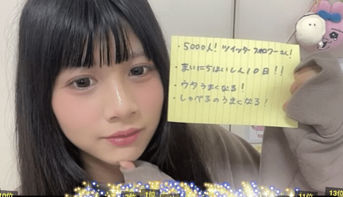 ラフ×ラフ 藤崎未来 SHOWROOMまいにち配信100日達成の記録（2024