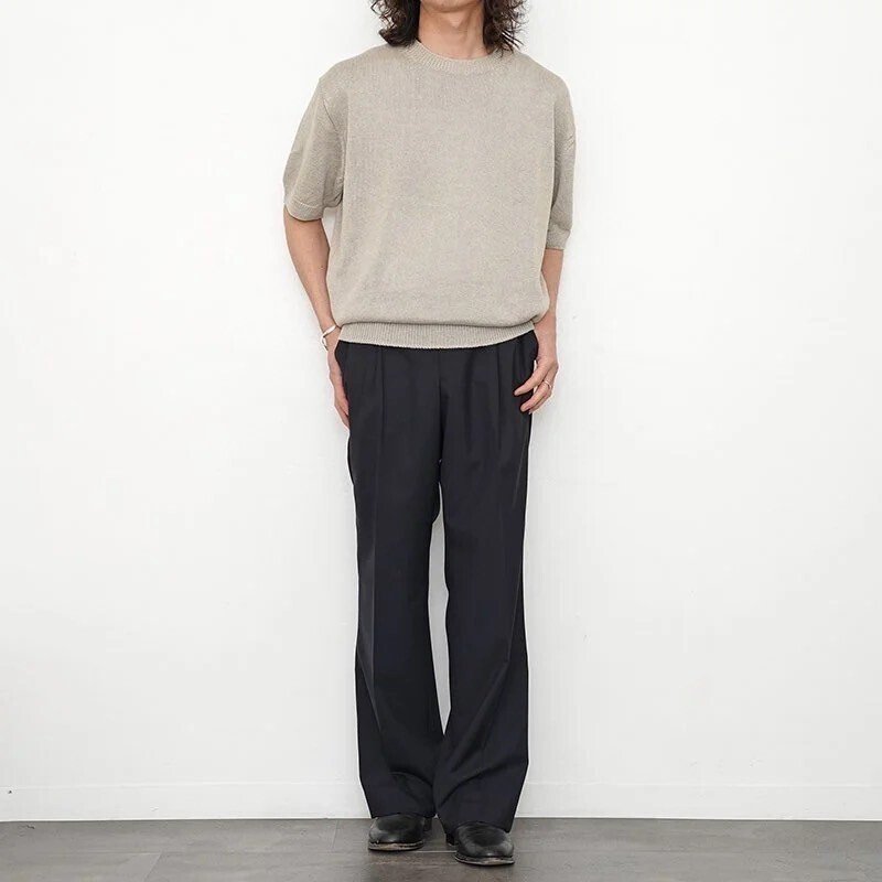 今季イチオシのサマーニット【BATONERバトナーメンズ】men