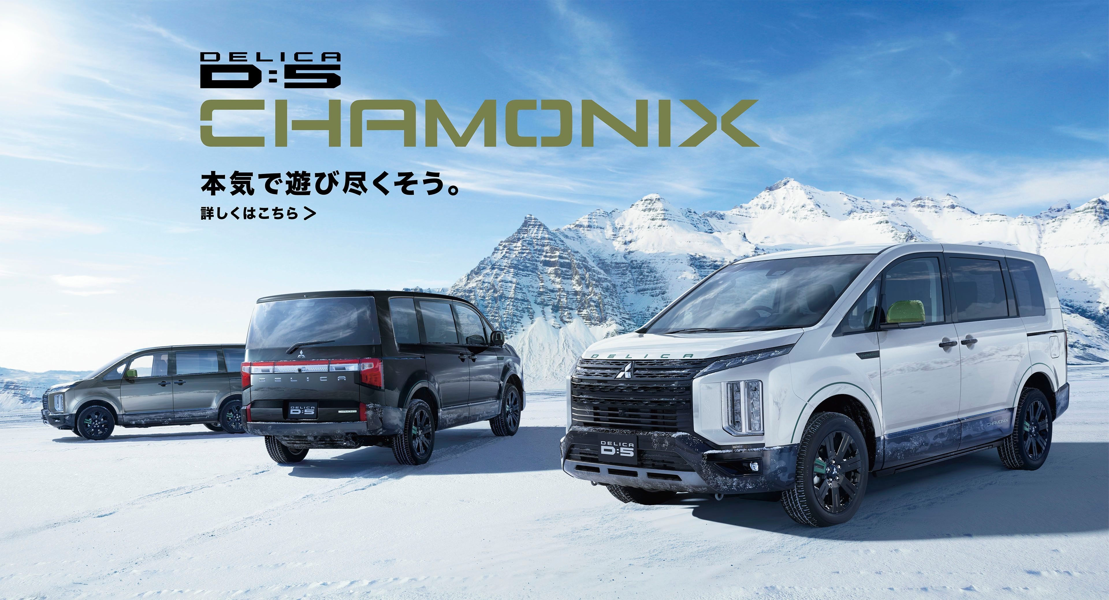 三菱自動車　デリカD:5 特別仕様車「CHAMONIX」パーツ　サイドドアパネル 三菱自動車、『デリカD:5』の特別仕様車「CHAMONIX」を発売
