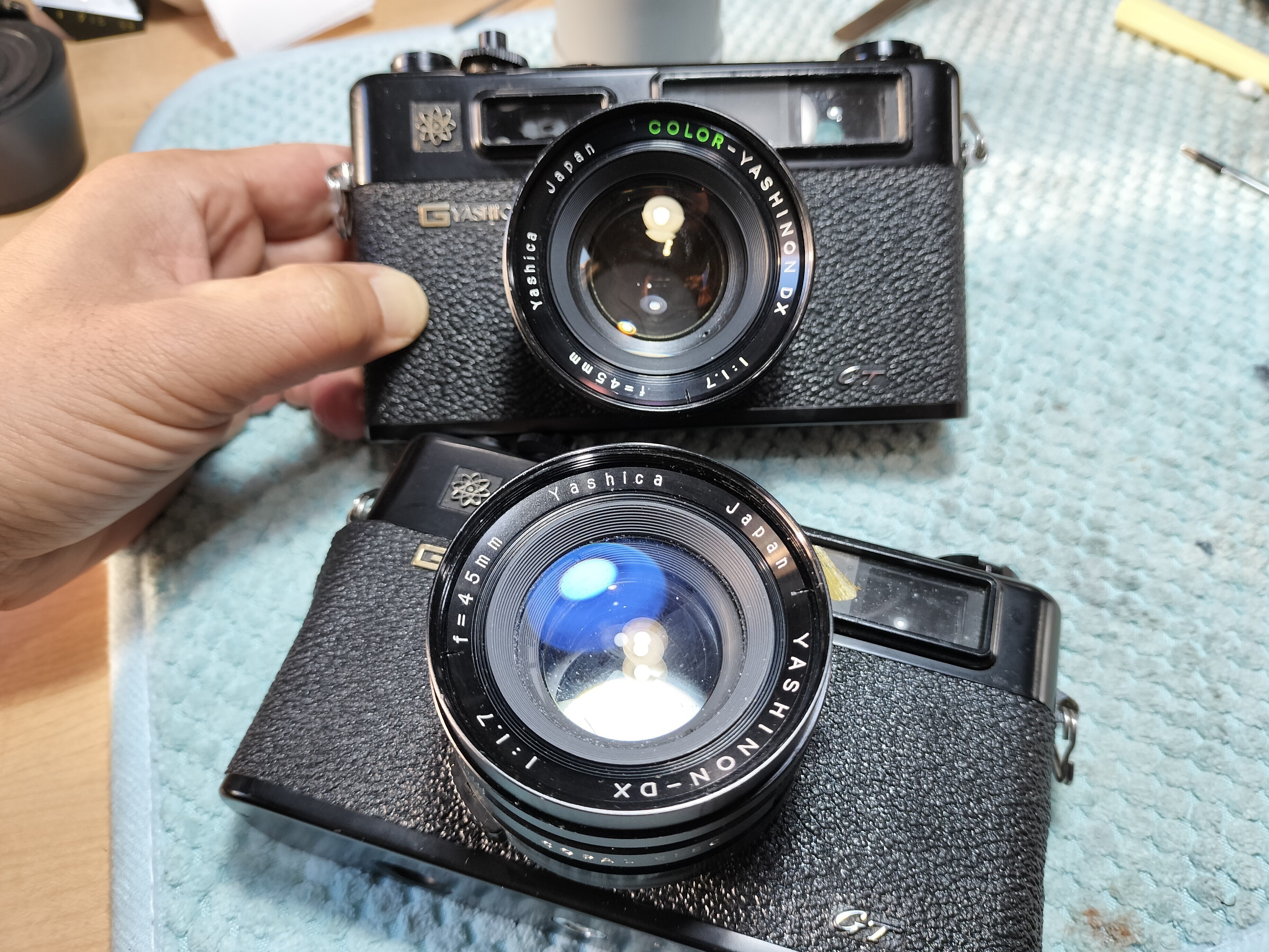 ヤシカエレクトロ35GTの分解|フィルムカメラ修理のアクアカメラ ヤシカエレクトロ35GTの分解|フィルムカメラ修理のアクアカメラ