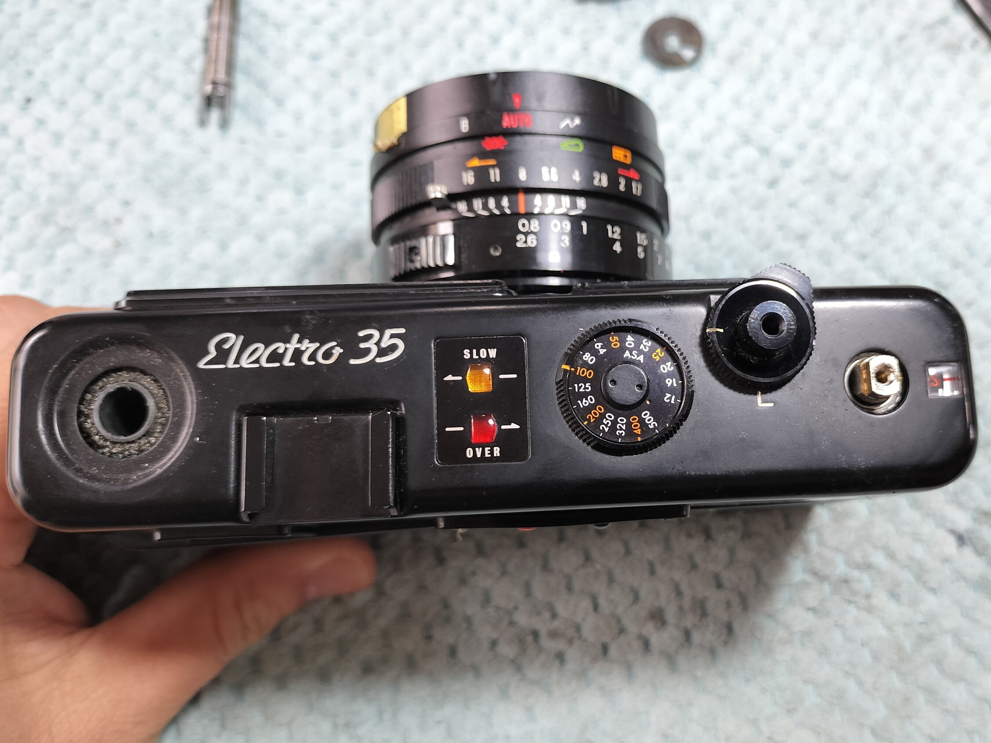 ☆ヤシカエレクトロ35 G 【美品・完動品・光学系分解整備済み】⑫ ヤシカエレクトロ35 GT 【良品・完動品・光学系分解整備済み