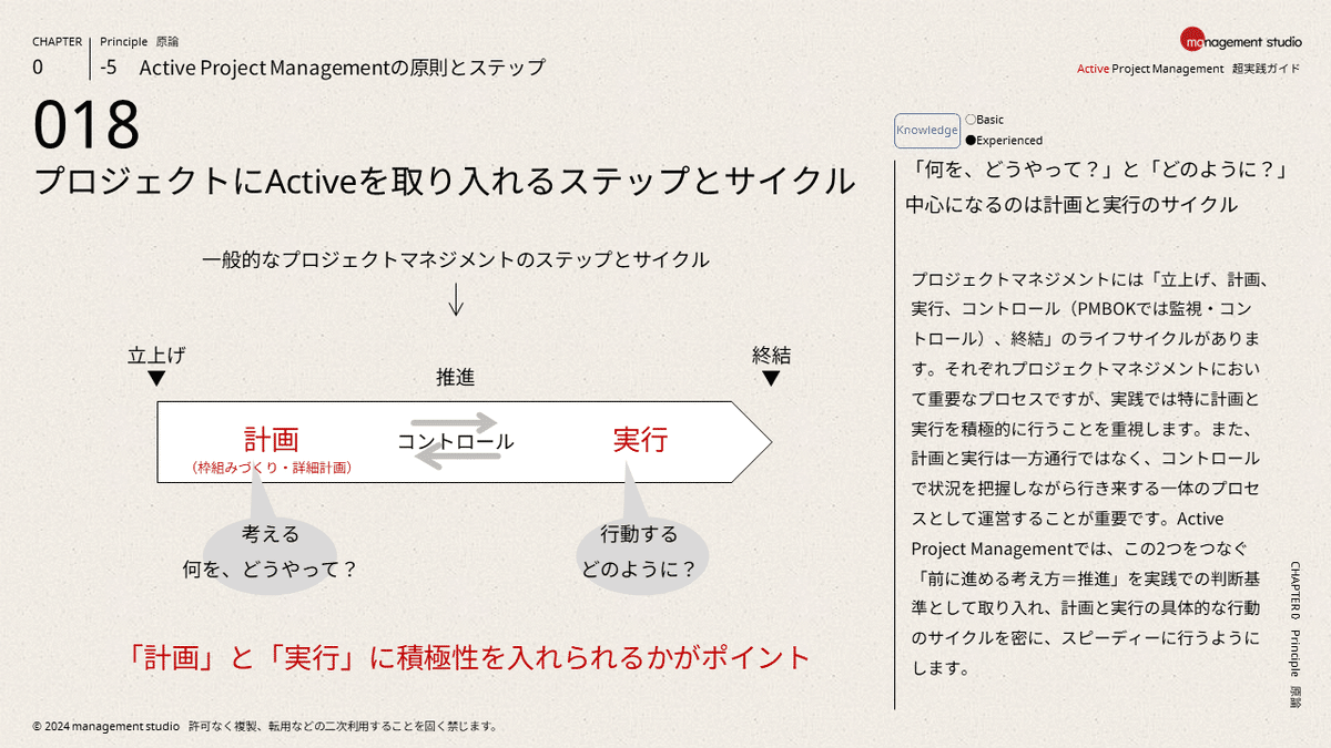 0-5 原則とステップ｜Active Project Management 超実践トレーニング ガイド｜吉見 周平｜PJ-Studio