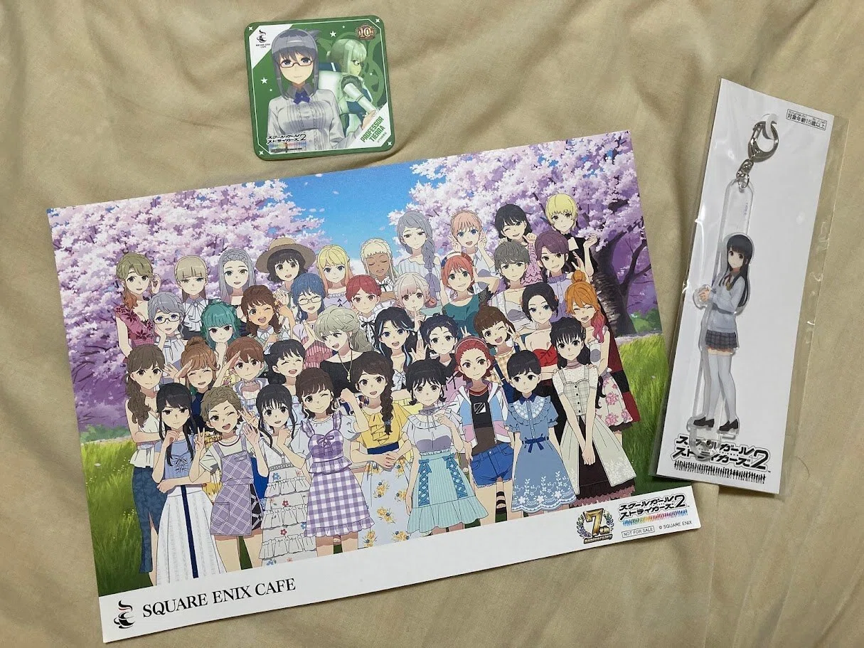 スクエニカフェに行ってきた【推しの誕生日】｜奴衣くるみ