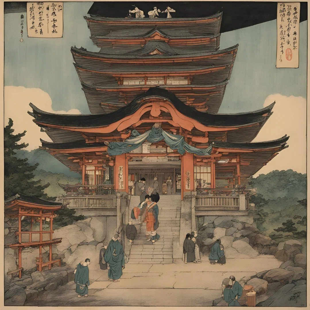 掛け軸 大国主大神 （稀少 1885年 明治18年 出雲大社 事代主大神 大国 
