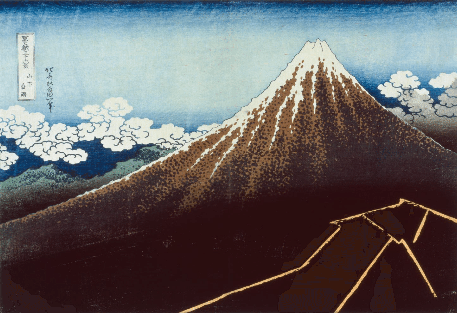 北斎ならではの遠近法表現を手もとに。冨嶽三十六景レイヤーポーチ