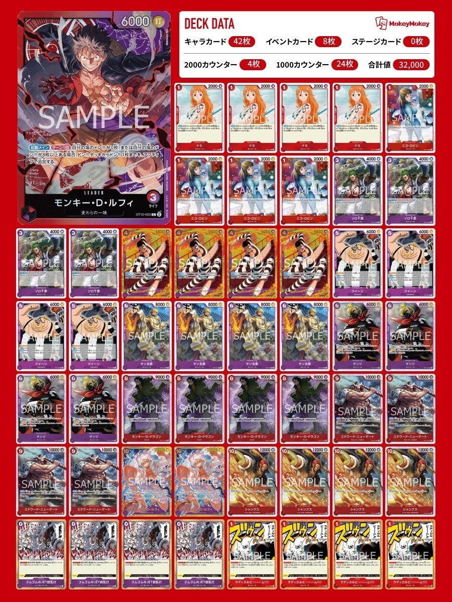 ワンピースカード】赤紫ルフィについて(全文無料)|おジン ワンピースカード】赤紫ルフィについて(全文無料)|おジン