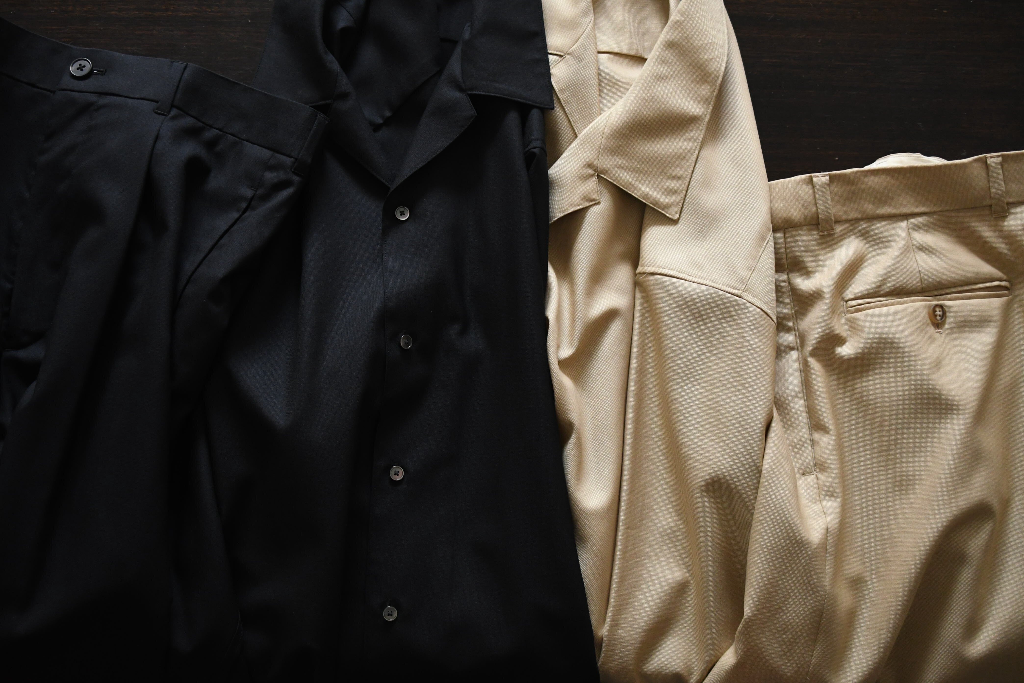 トップス bisown /24SS SHOSA SHIRTS & SHOSA SLACKS bisown /24エスエス SHOSA SHIRTS & SHOSA SLACKS