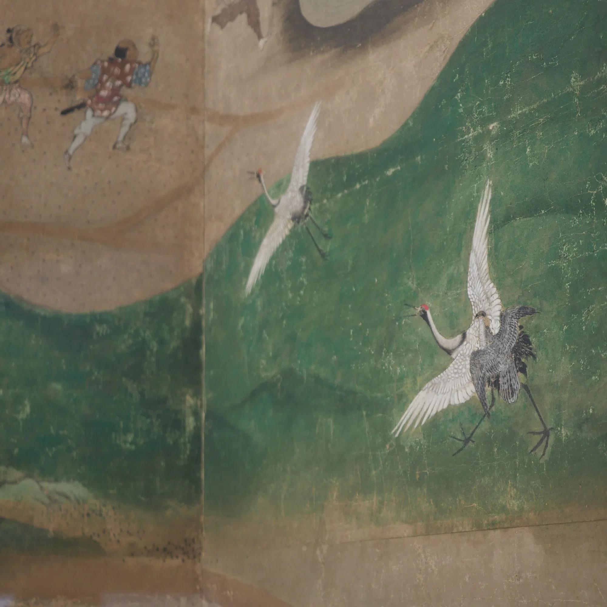 久隅守景さん筆の《鷹狩図屏風》…東京国立博物館 画像アーカイブ｜かわかわ