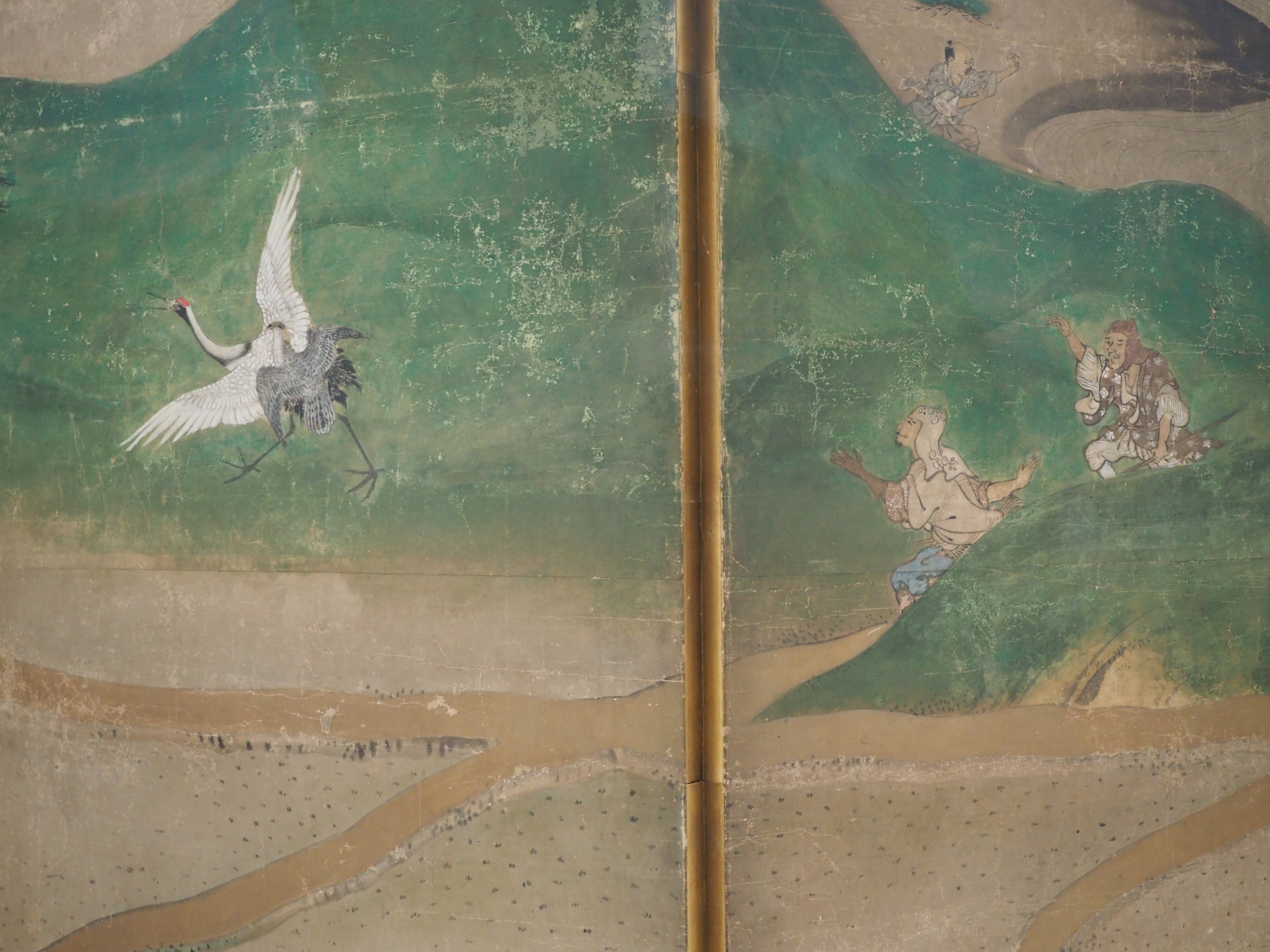 久隅守景さん筆の《鷹狩図屏風》…東京国立博物館 画像アーカイブ｜かわかわ