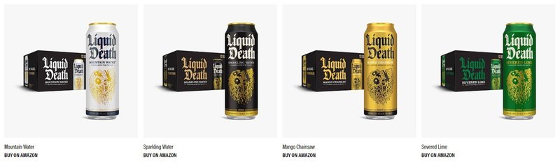 Liquid Death（リキッド・デス）の缶