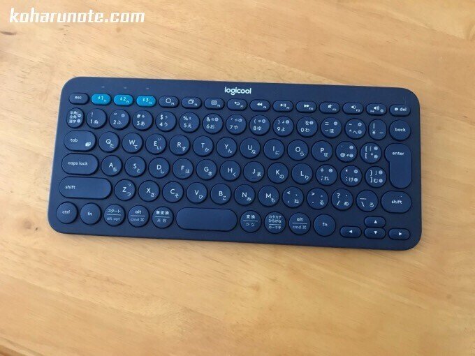 ロジクールのBluetoothキーボード「K380」。iPad Proと