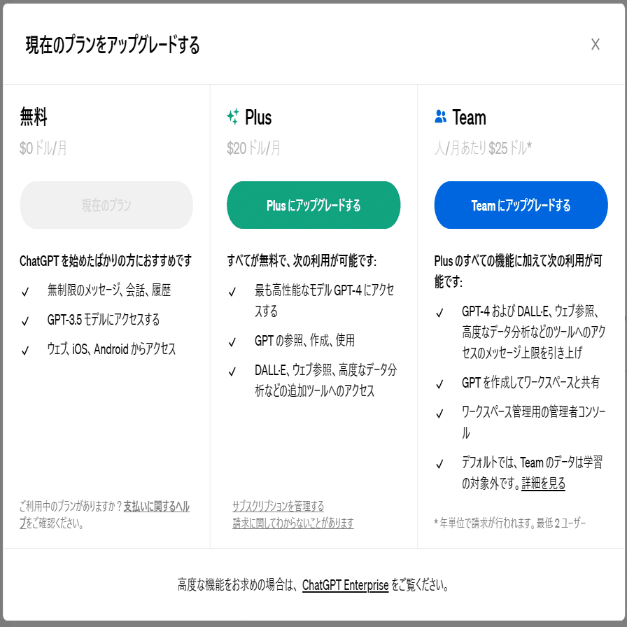 ChatGPT Plus $20 ドル/月 ・ iPhone ￥3,000/month ? Android ￥2,860/month ?｜MKURI
