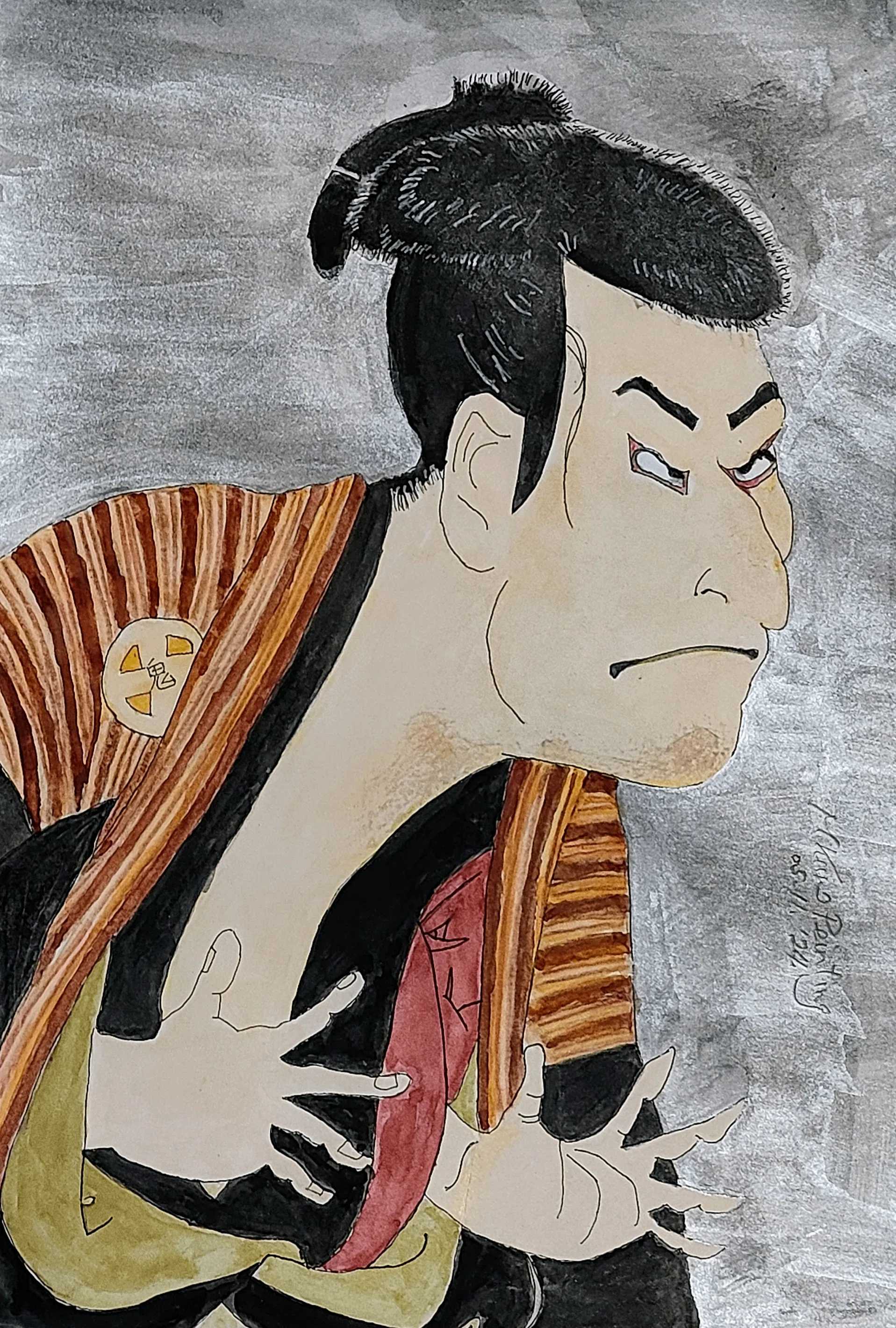 学芸美術 画家の心 第58回「東洲斎写楽 三代目大谷鬼時の奴江戸兵衛