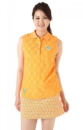 パーリーゲイツ ゴルフ ストレッチ ノースリーブ ポロシャツ ゴルフ