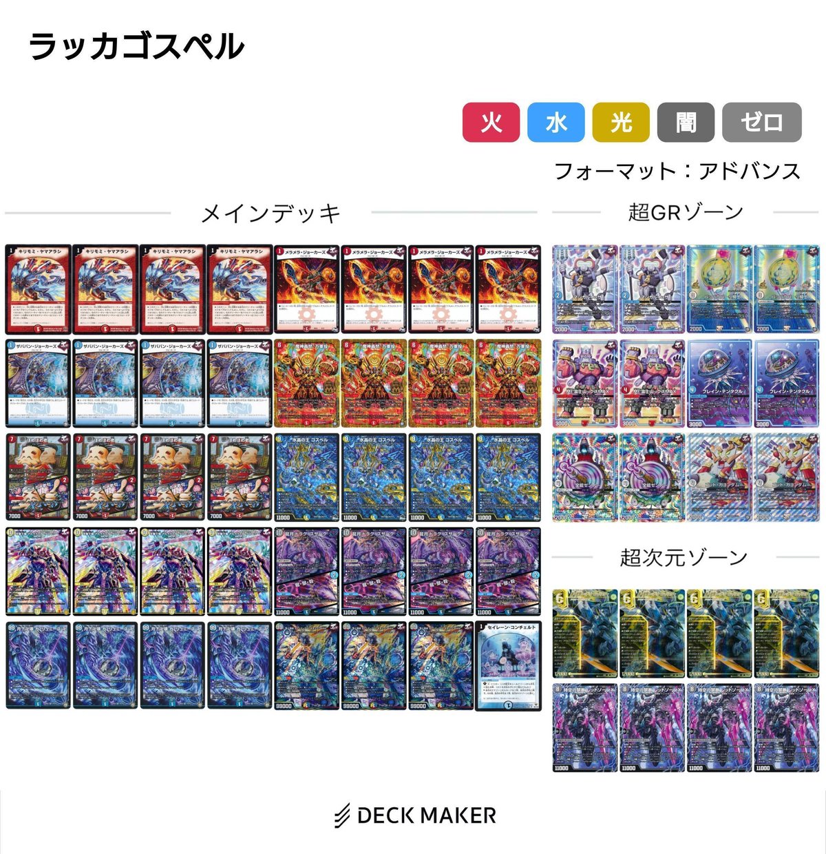 ラッカゴスペル - デュエルマスターズ