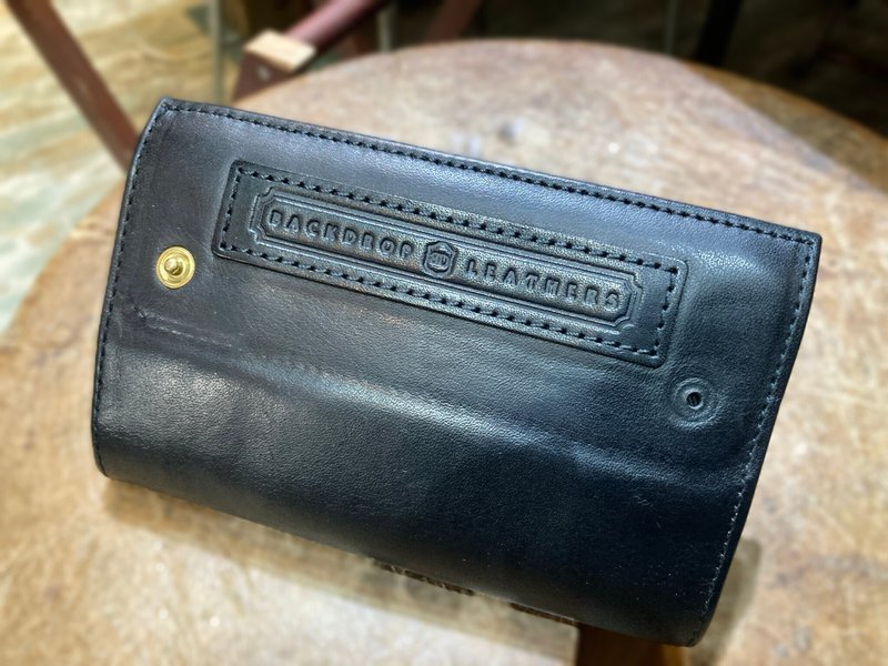 【スナップボタン→ジャンパーホック交換】BACKDROPオリジナルウォレット｜CREA Repair & Handcrafts/roca