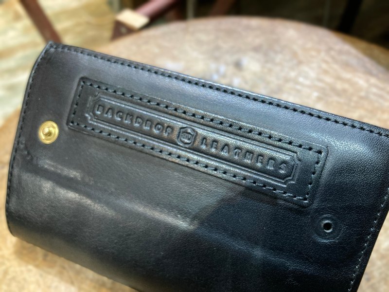 【スナップボタン→ジャンパーホック交換】BACKDROPオリジナルウォレット｜CREA Repair & Handcrafts/roca