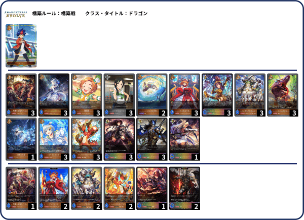 Shadowverse EVOLVE】第九弾・第十弾環境 フェイスドラゴン構築