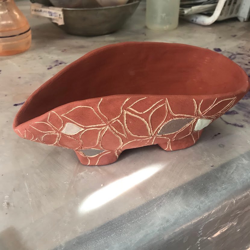 愛用している長女の陶芸作品 花器と花瓶。｜jewelymama