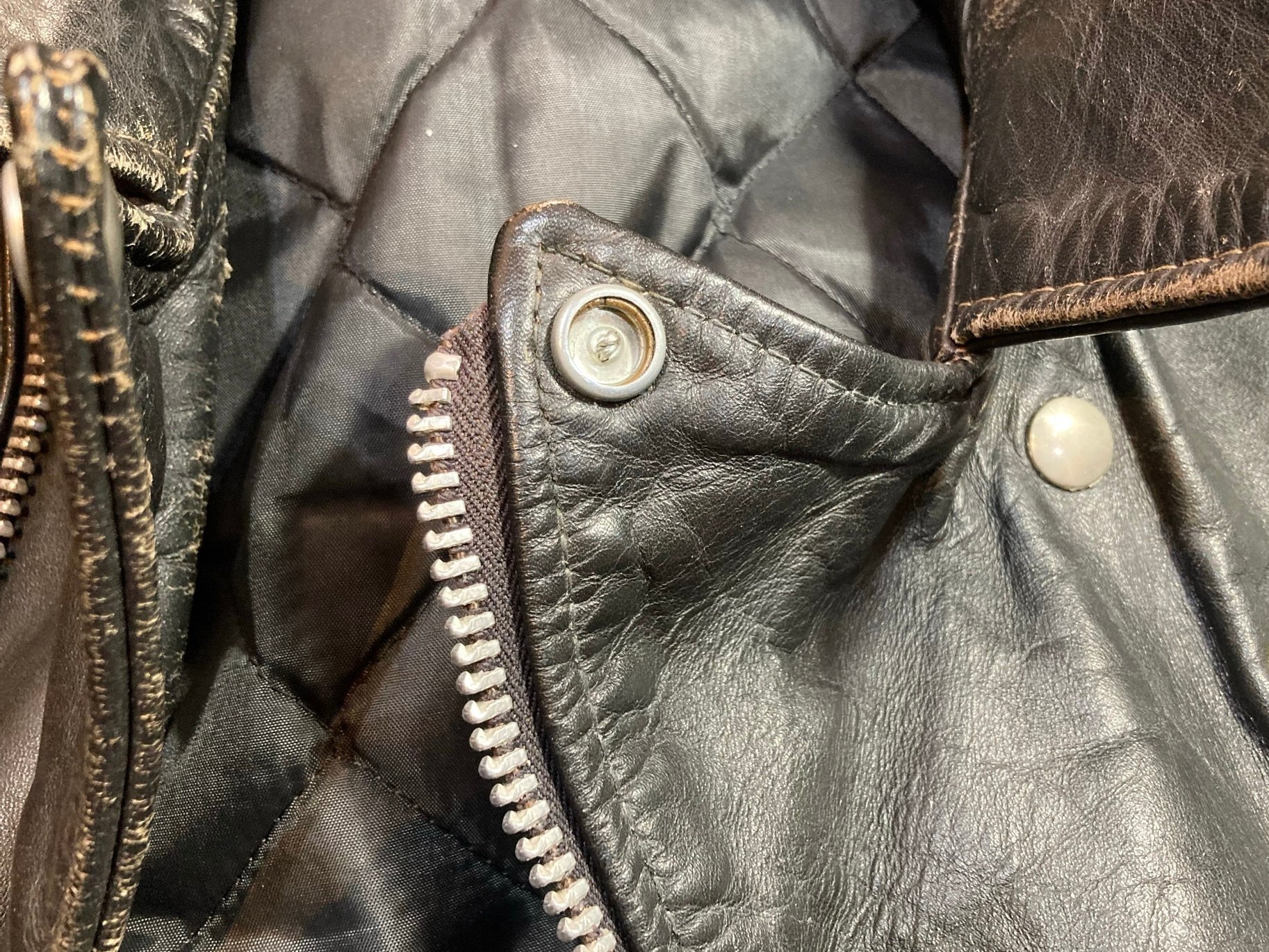 ライダースジャケットの金物オール交換】70's Vintage Schott ライダースジャケットの金物オール交換】70's Vintage Schott