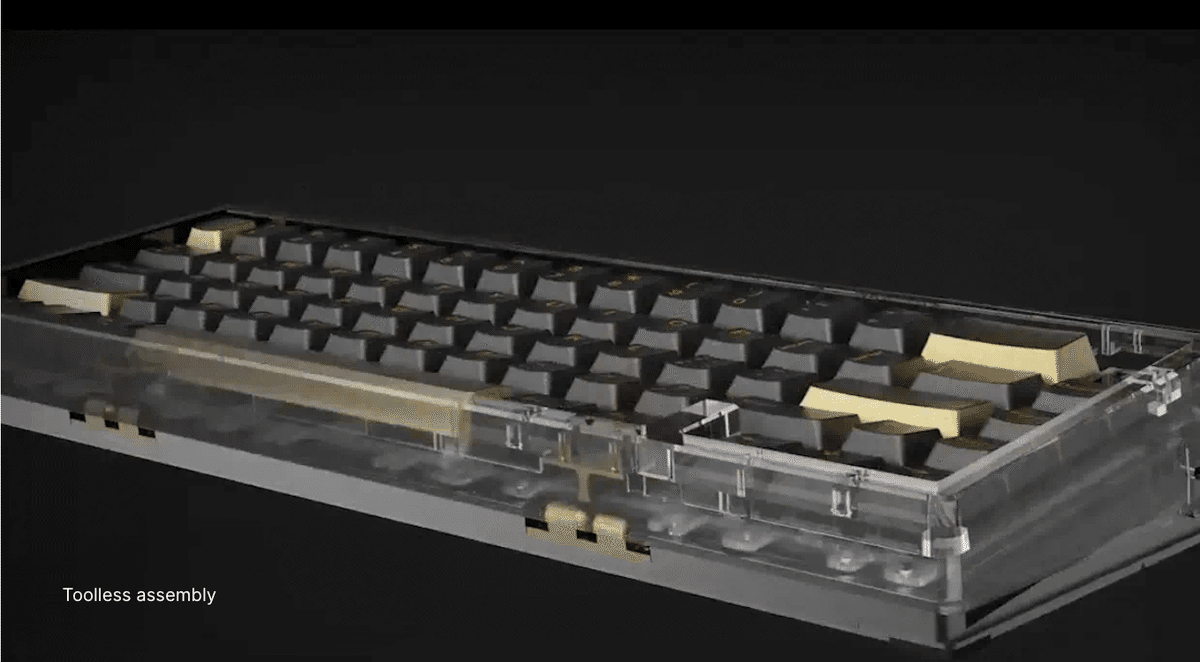 GEONWORKS Frog TKL 辛く F13 WKL自作キーボード
