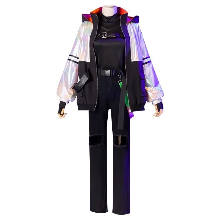 プロセカ 鳳えむ サイバーパンクデッドボーイ コスプレ衣装 高品質