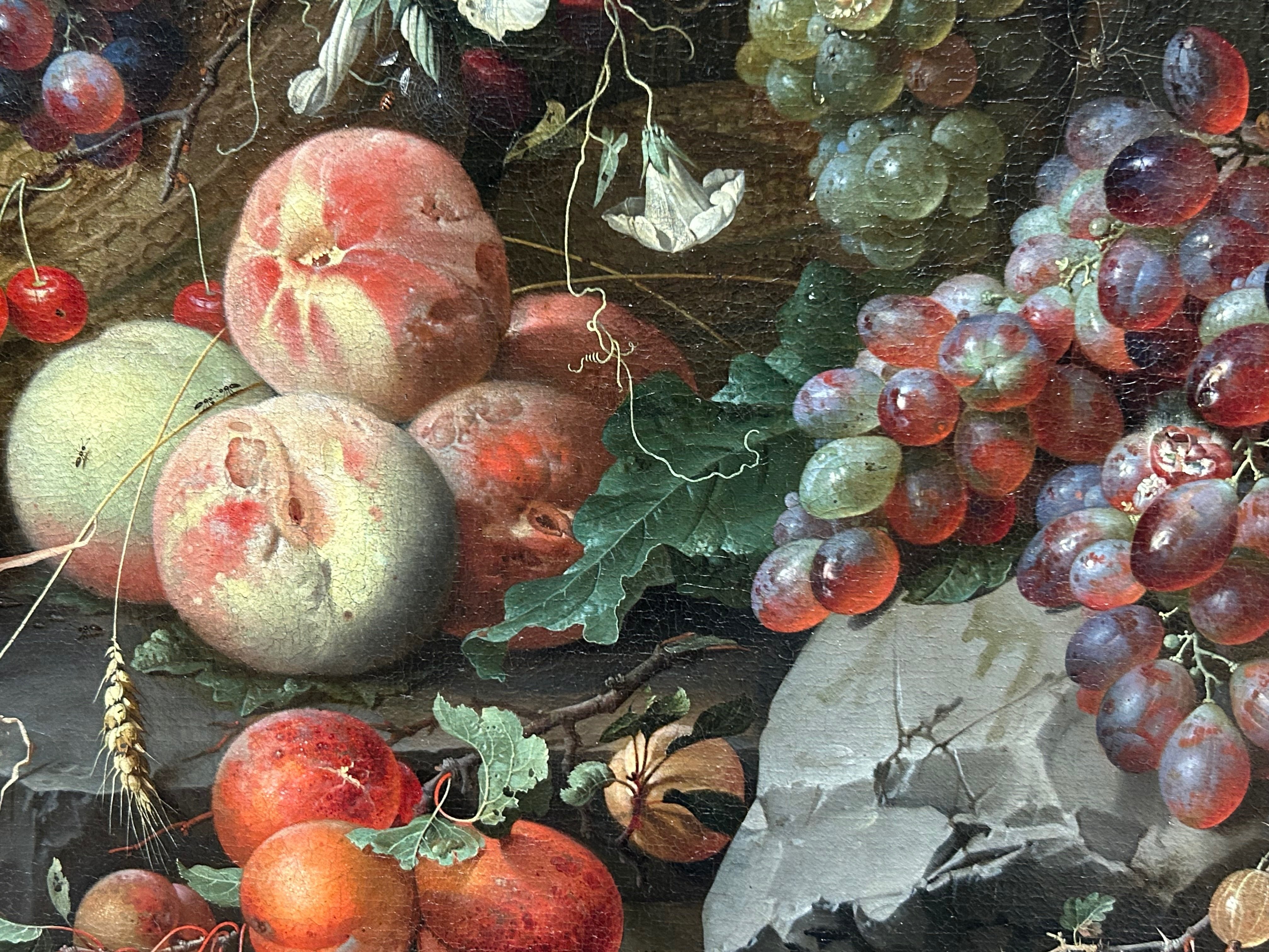 油彩画 果物 2つの果実 子供のためのルーブル美術館(113)つやつや果物の秘密、実は