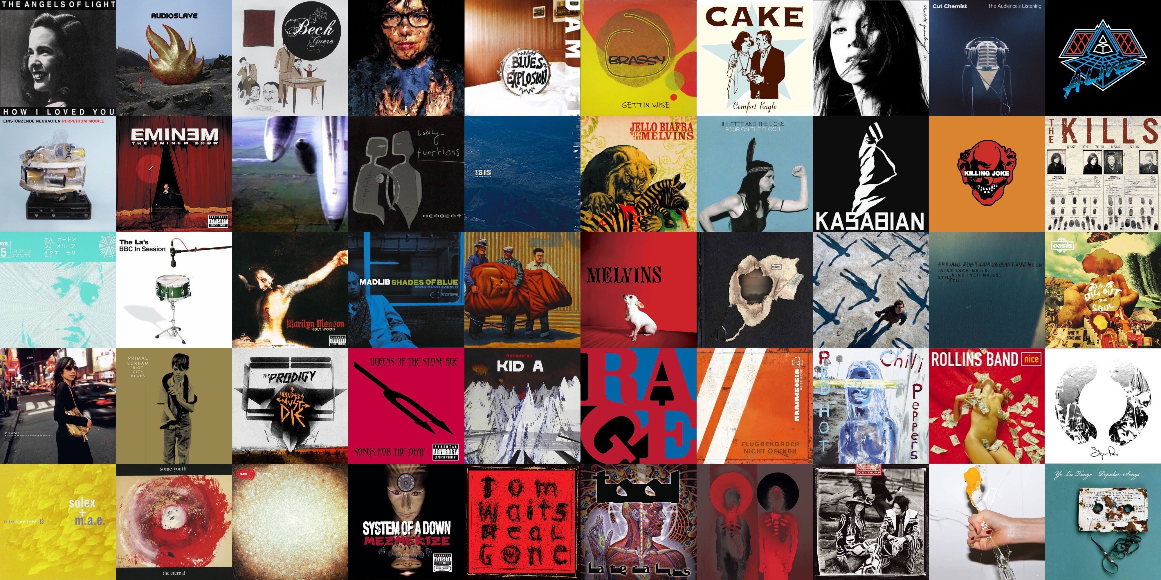 00's 私的Best Album 50 (Rock & Pops)｜prtcll