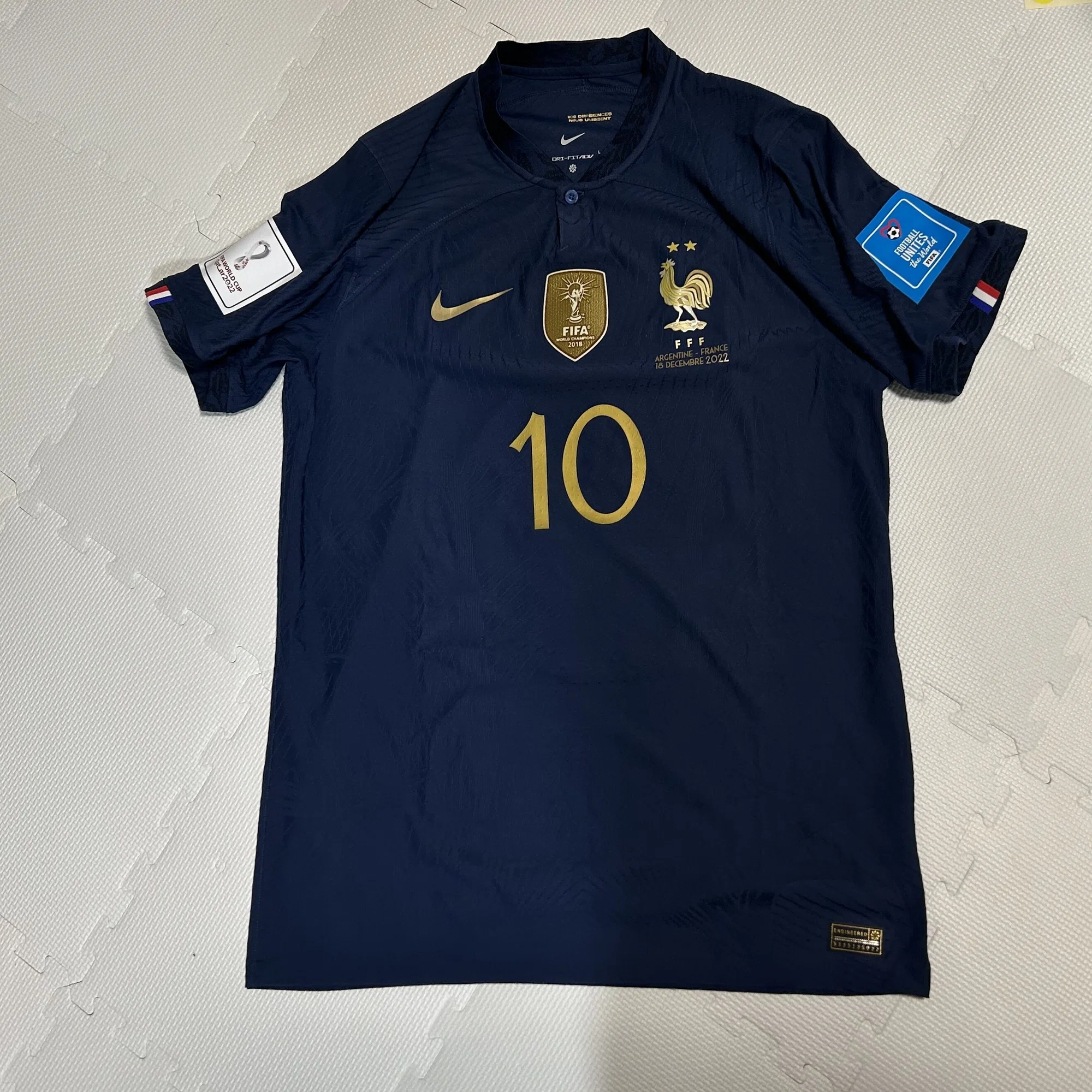 DAY25】①2022 ②フランス代表オーセンティックユニフォーム カタール 