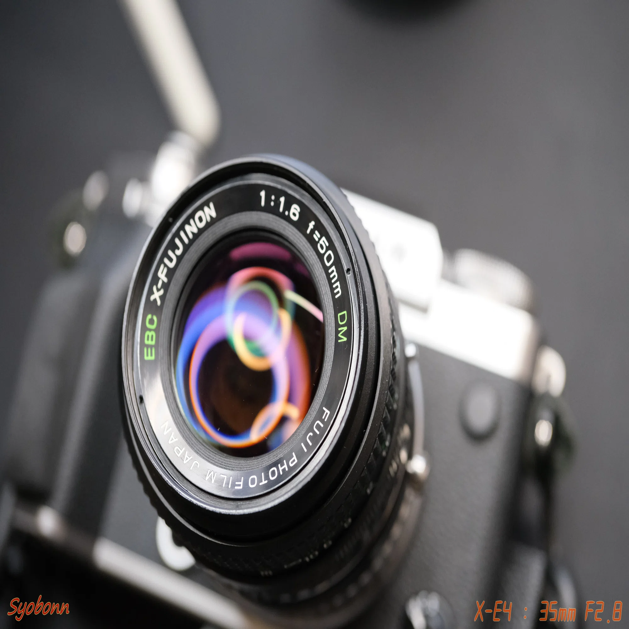 もう一つのXマウント オールドフジノン X-Fujinon 50mmF1.6DM｜(´・ω・｀)