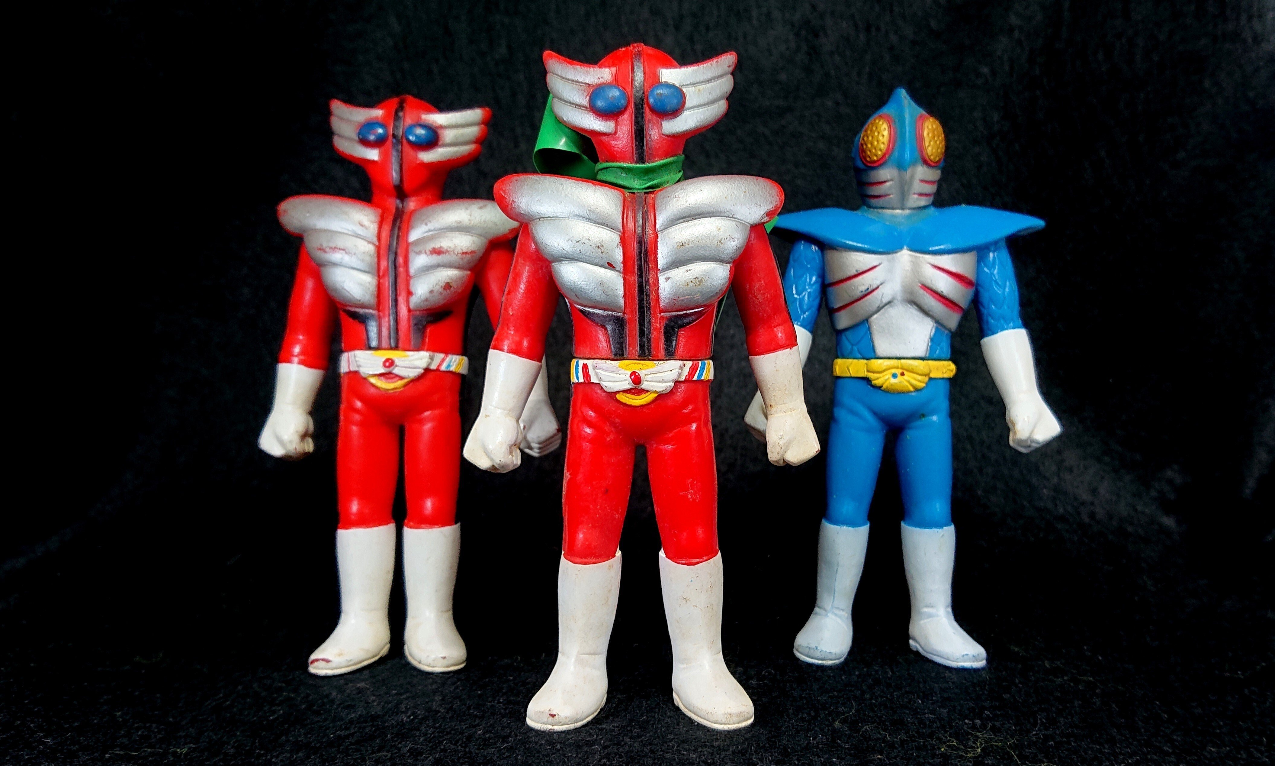 東映レトロソフビコレクション 超神ビビューン バシャーン ズシーン 3