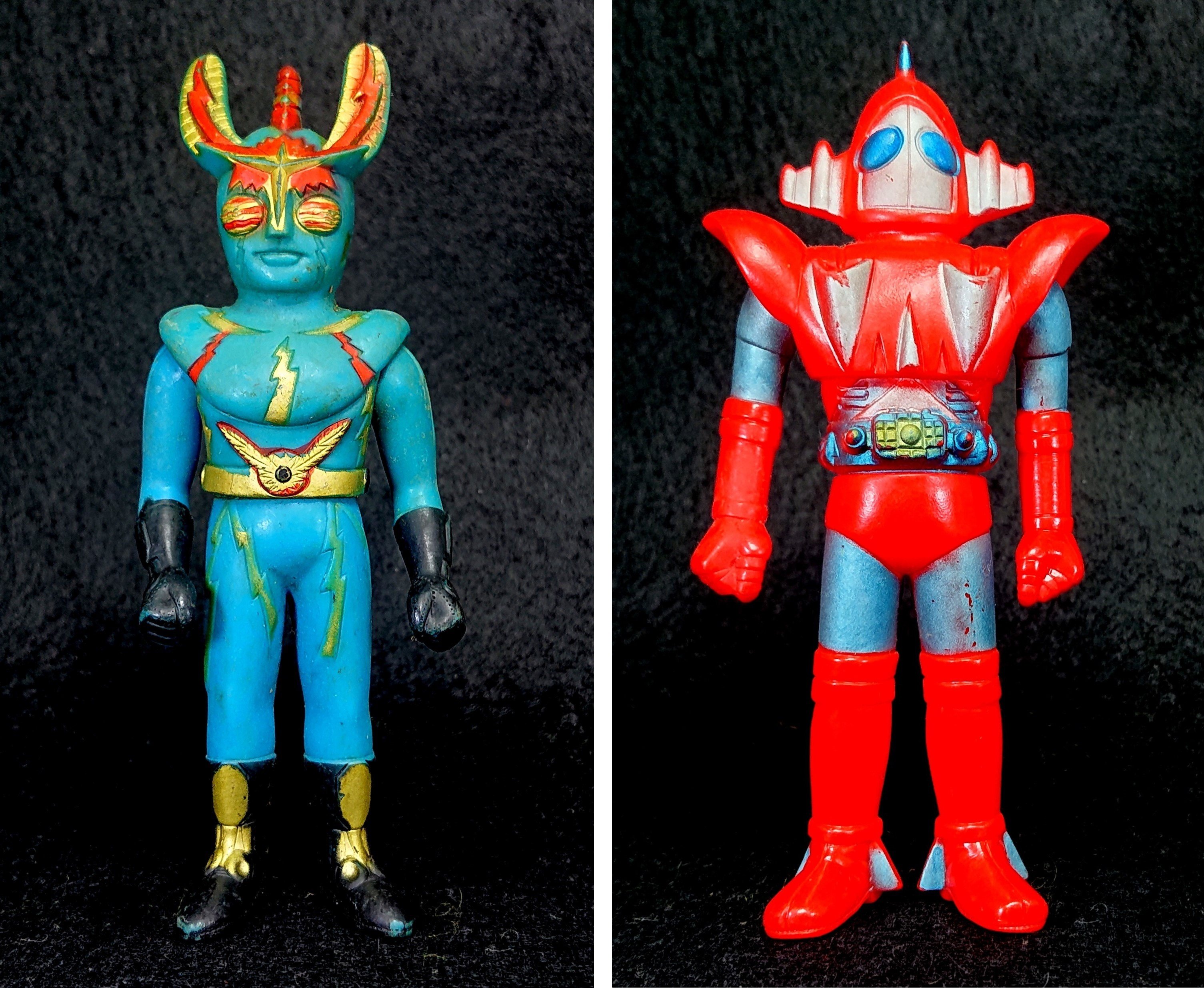 特撮　ソフビ　イナズマン　マフラー付き 特撮 ソフビ イナズマン マフラー付き 【ソフビ】イナズマンF 復刻ソフビ