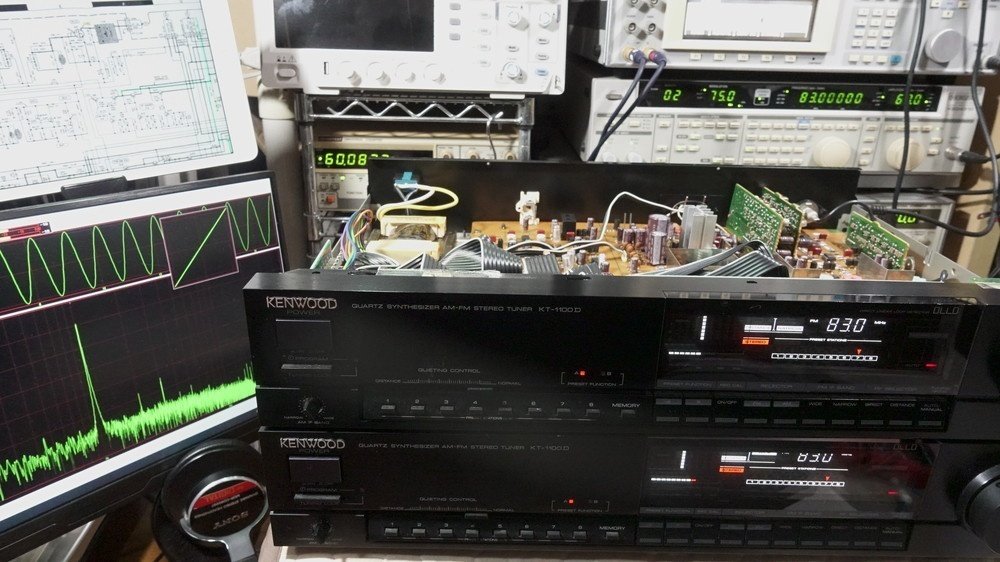 KENWOOD KT-1100D 修理調整記録21｜BLUESS Laboratory