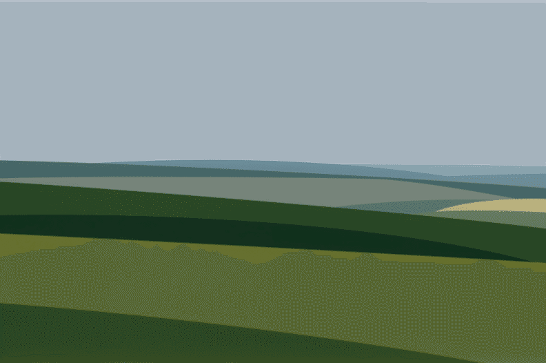 限定マット額装品/View of the mountains/ジュリアン・オピー 限定