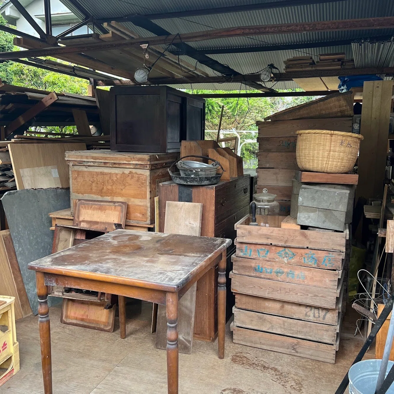 The vintage furniture I almost always see when picking up items
