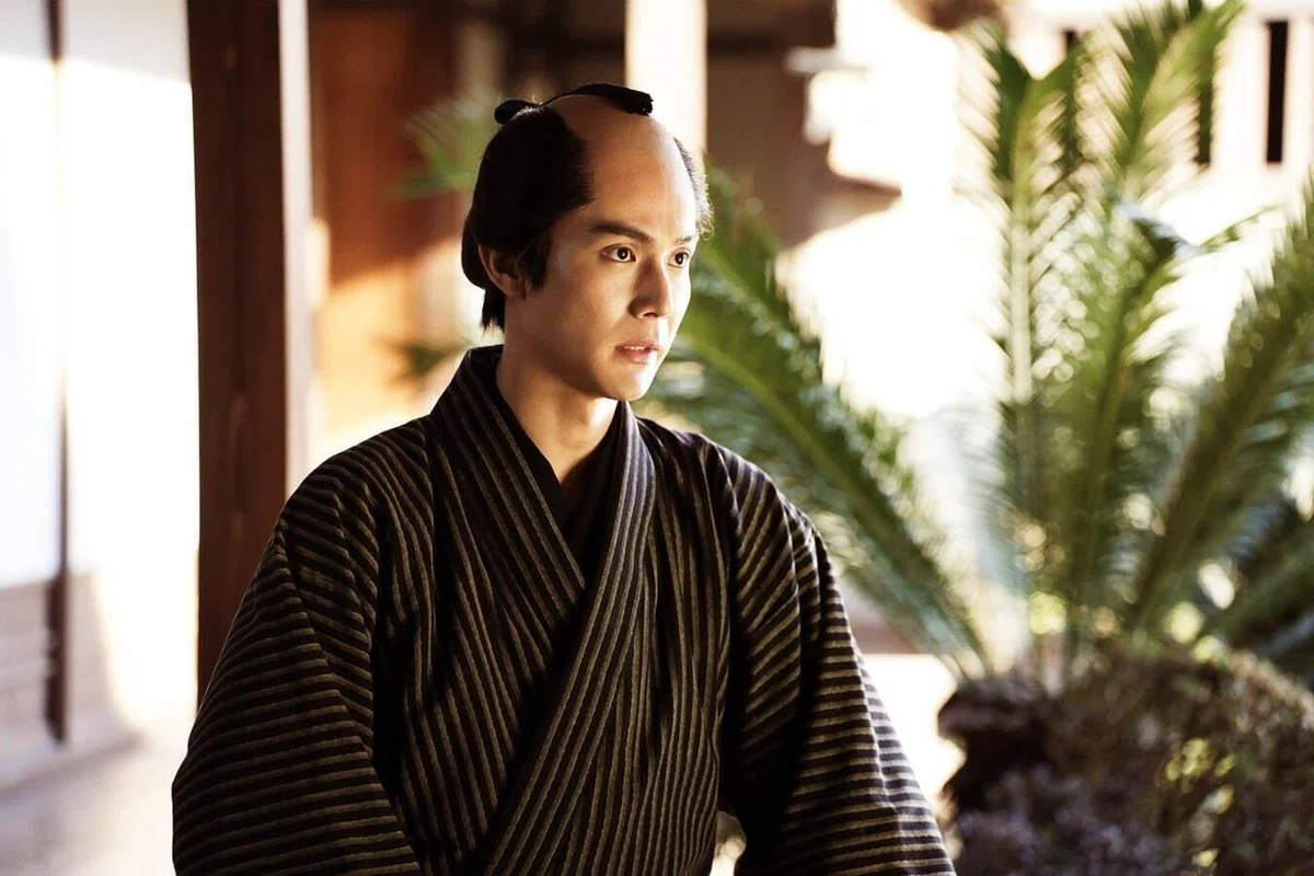 映画『碁盤斬り』のワンシーン、弥吉を演ずる中川大志さん