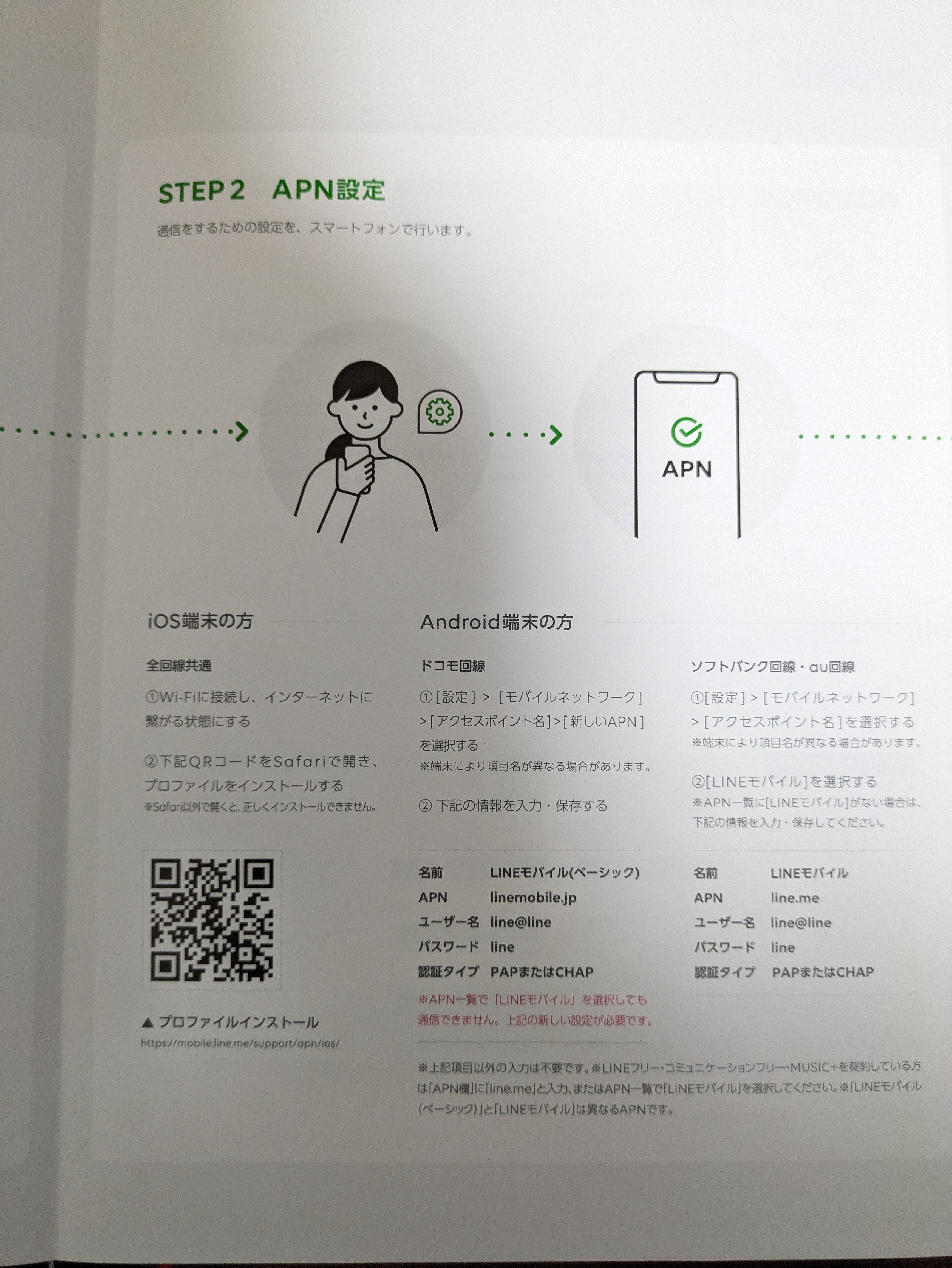 LINEモバイル（Softbank回線）でGooglePixel8aを使用する方法