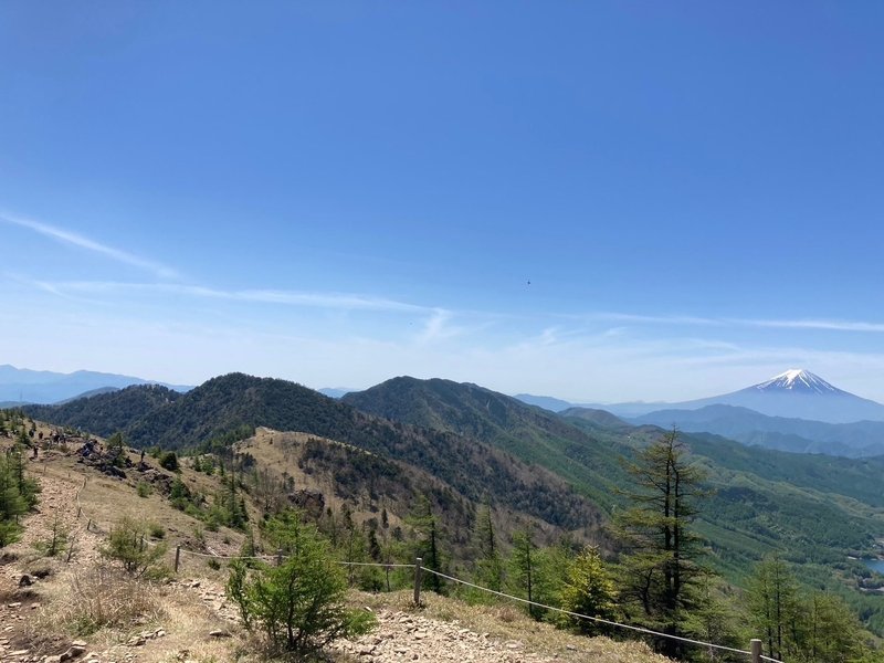 大菩薩嶺からの富士山