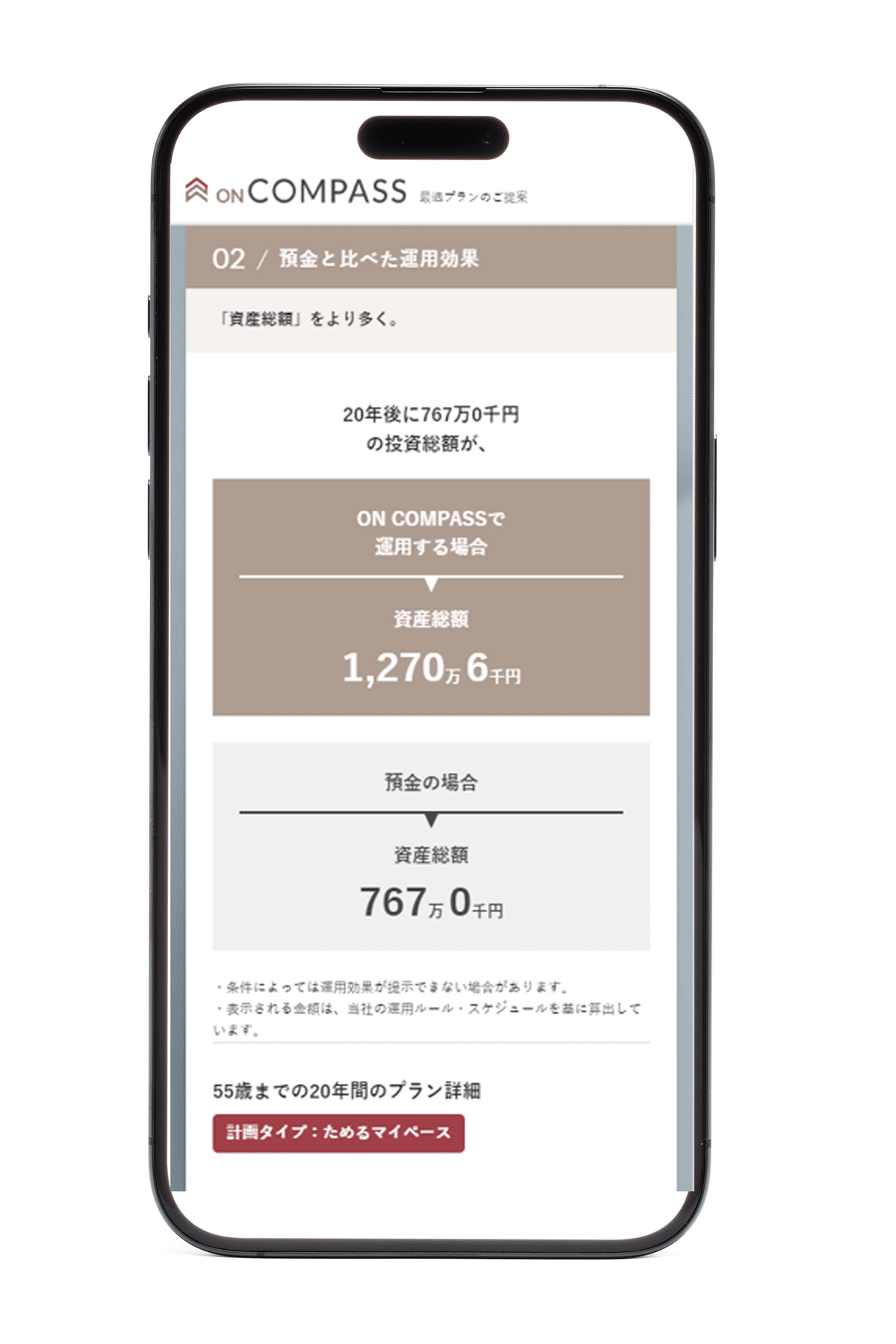 ON COMPASSで将来に向けた資産運用プランを立ててみよう ON COMPASSで将来に向けた資産運用プランを立ててみよう