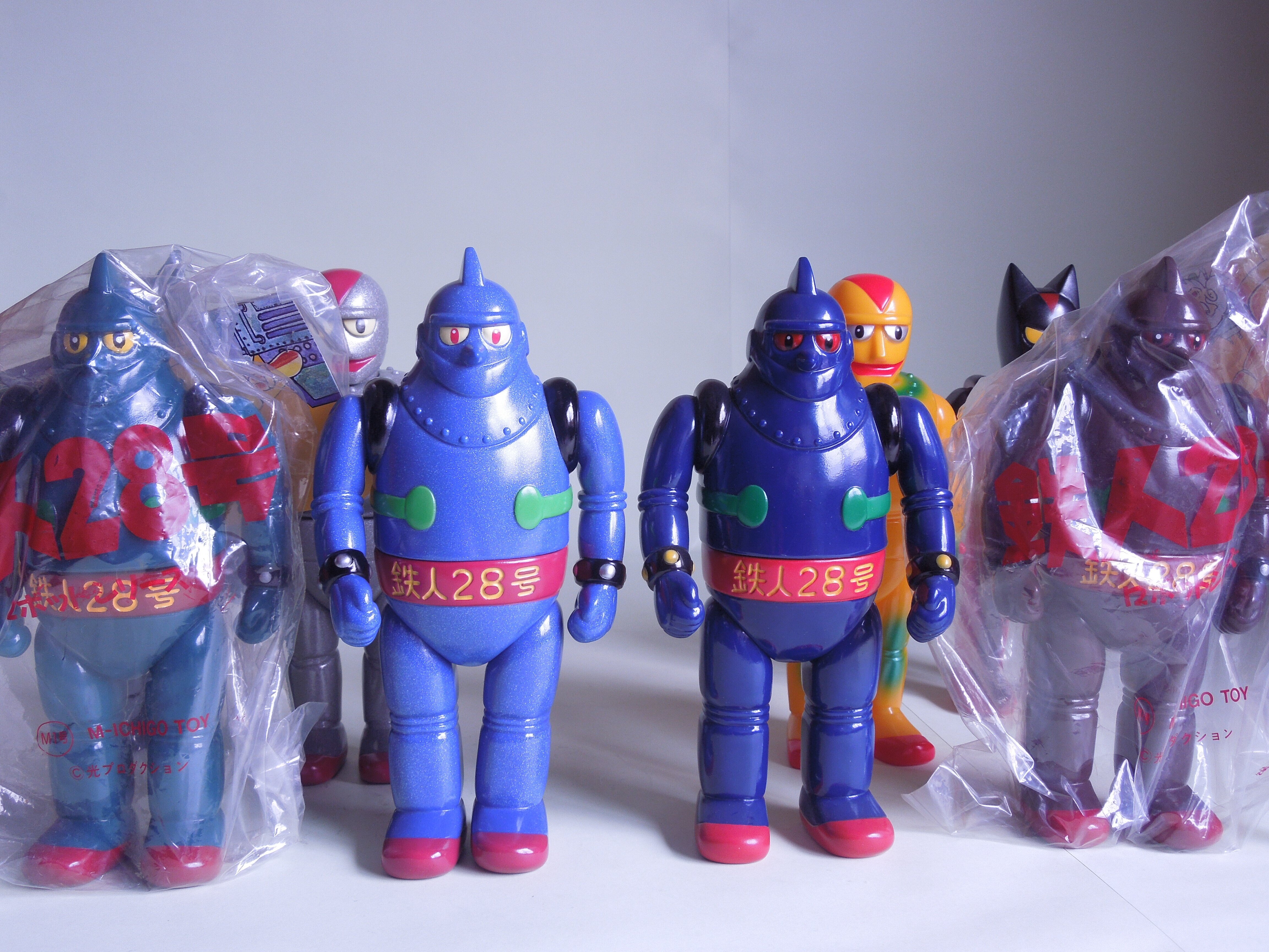 M1号製 スタンダード・ソフビ 鉄人28号 カラバリ｜ゆる