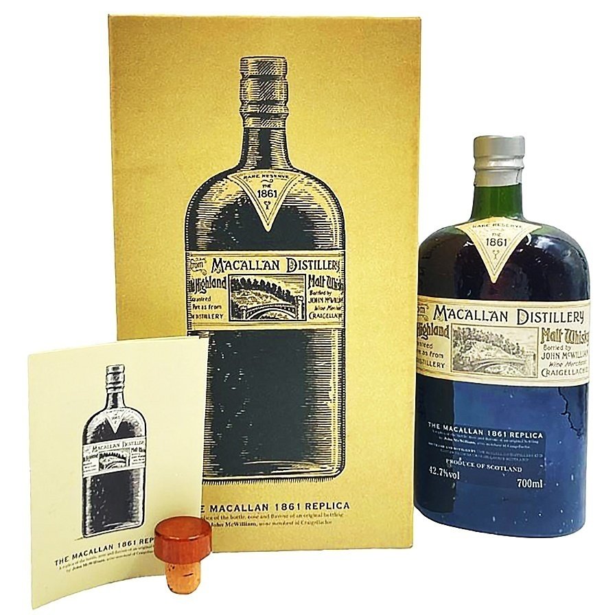 タイムセール‼️空瓶‼️マッカラン1861レプリカ　700ml マッカラン レプリカ レア リザーブ 1861 700ml 42.7% The Macallan